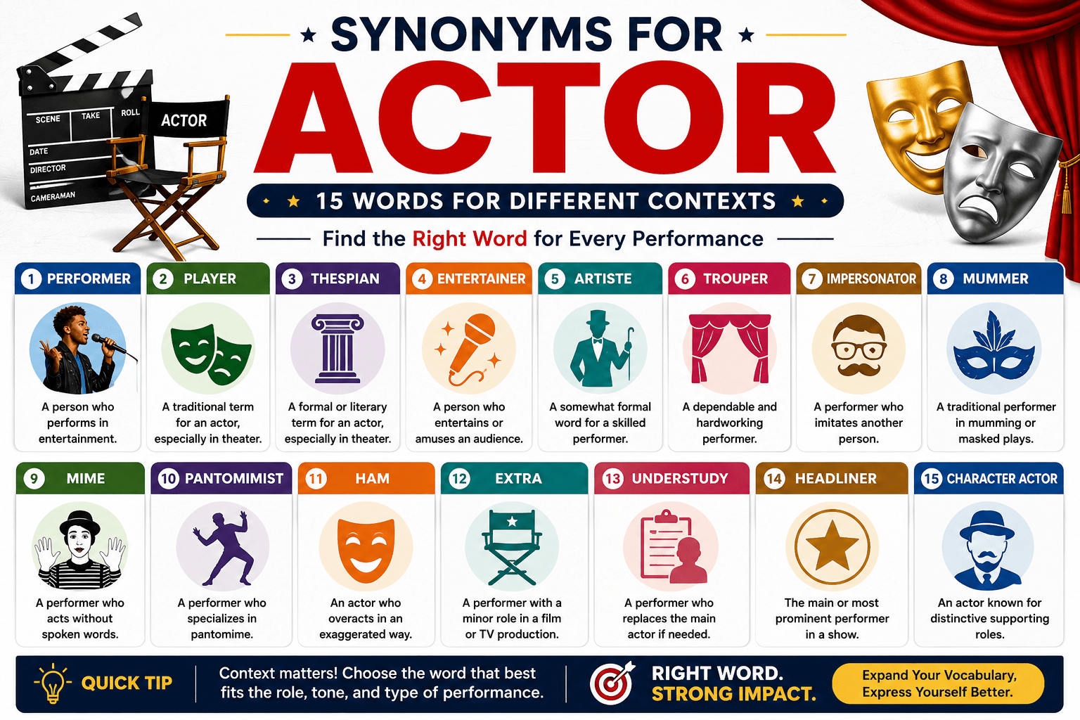 synonyms for actor